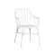 Commercial Restaurant Dining Chair Furniture Wire Chairs With Armrest For Cafe Shop