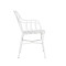 Commercial Restaurant Dining Chair Furniture Wire Chairs With Armrest For Cafe Shop