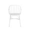 Commercial Restaurant Dining Chair Furniture Wire Chairs With Armrest For Cafe Shop