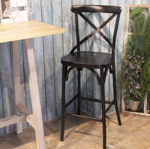 Tabouret de bar à manger d'intérieur pour meubles de maison de conception de chaise de barre en métal de cuisine à la maison