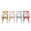 Home Leisure Armchair Aluminum Vintage Side Chair Dining Room Furniture Wholesale Price
