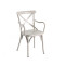 Coffee Shop Furniture Industrial Style Metal Chair With Armrest Restaurant Dining Armchair