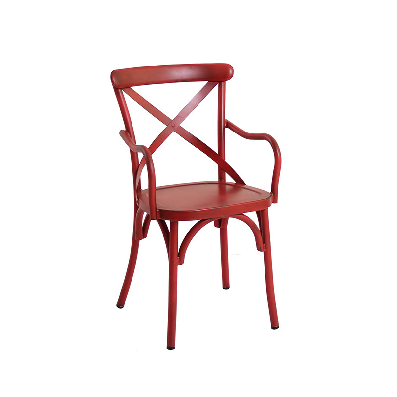 Furniture Wholesaler Outdoor Coffee Shop Metal Chair Waterproof Dining