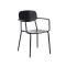 Outdoor Garden Side Table And Chair Stacking Armchair For Outside Restaurant And Garden
