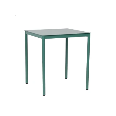 Outdoor Coffee Shop Side Table High Quality Aluminum Tea Table For Garden