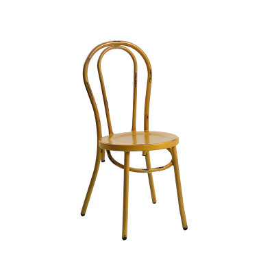 المطاعم التجارية الخارجية مطعم ومقهى كرسي Thonet المعدني