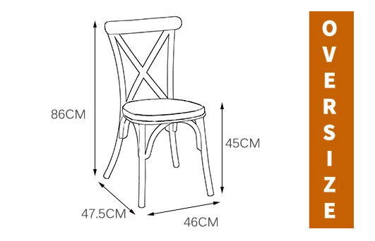 Cross Back Chair