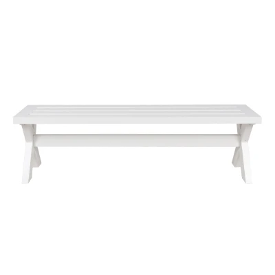Commercial And Home Civil Furniture Metal Long Bench For Outdoor Restaurant And Garden