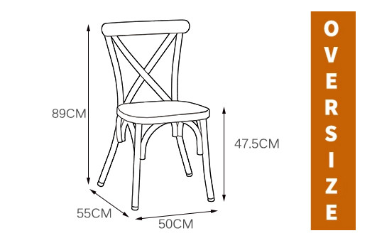 Cross Back Chair