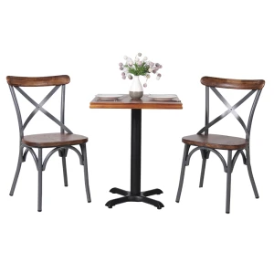 Restaurant Industrial Chairs Terrace Nordic Dining Chairs Modern Wooden Design