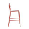 Garden High Chair With Rounded And Elegantly Retro Shapes Outdoor Furniture Bar Stool