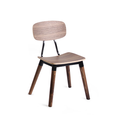 Wooden Dinning Chair Restaurant Furniture Plywood Seat And Backrest Coffee Shop Copine Chair