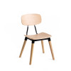 Chaise de salle à manger en bois meubles de restaurant siège en contreplaqué et chaise de copine de café-restaurant de dossier