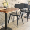 Chaises de salle à manger en bois de restaurant commercial de chaise de contreplaqué de cadre en métal