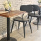 Metal Frame Plywood Dining Chair Commercial Restaurant Wooden Furniture Chairs