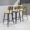 Home Furniture Side Bar Chair For Dining Room Kitchen High Chair Wooden Modern Style