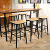 Modern Counter Bar Stool Wooden Restaurant And Bar Side Stool Coffee Table