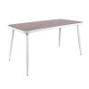Outdoor Dining Table Aluminum Garden Furniture Metal Table Waterproof For Home Patio