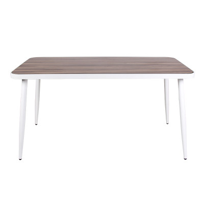 Prenda impermeable al aire libre de la tabla del metal de los muebles del jardín de aluminio de la mesa de comedor para el patio casero