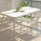 Outdoor Garden Dining Table Size Customized Vintage Table For Patio Scratch-resistant