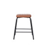 Home Dining Furniture Leather Seat Metal Stool Modern Stylish Furniture For Dining Room