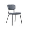 Leather Dining Chairs Metal Frame High Quality Dinning Room Furniture Upholstered Chair