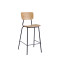 Solid Wood Bar Chair Bistro Dinning Furniture High Chairs For Indoor Bar Furniture