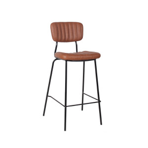 Chaise haute en cuir de luxe pour tabouret de chaise de Bar latéral de cuisine de meubles d'intérieur de barre à la maison
