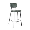 Luxury Leather High Chair For Home Bar Indoor Furniture Kitchen Side Bar Chair Stool