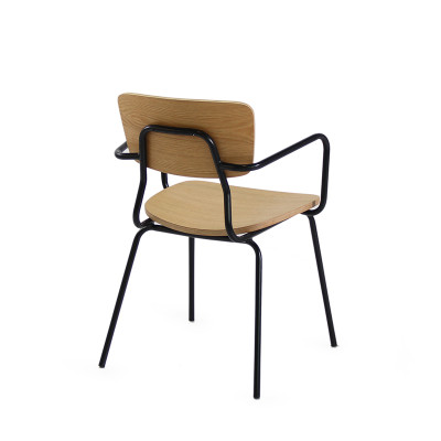 Dining Chair Manufacturer Restaurant Wooden Armchairs Commercial Furniture Plywood Chairs