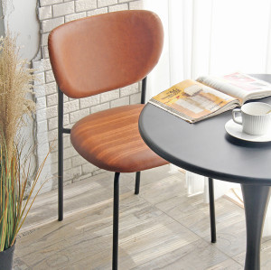 Meubles à la maison de chaise de salle à manger en cuir pour la chaise commerciale de restaurant de salle à manger
