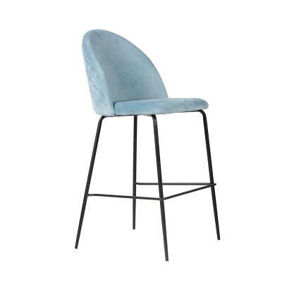Commercial Furniture Manufacturer Indoor Velvet Bar Chair Furniture Leather High Chair