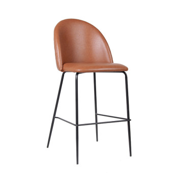 Commercial Furniture Manufacturer Indoor Velvet Bar Chair Furniture Leather High Chair