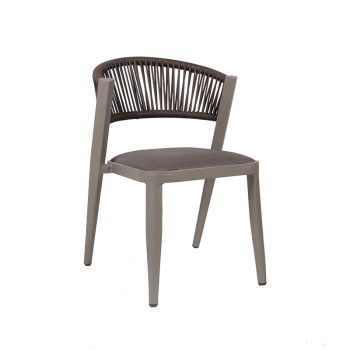 Home Outdoor Furniture Backyard Chair Rattan Dining Chair For Garden And Patio