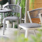Leisure Patio Chair Rattan Dining Chair For Garden Outdoor Furniture Aluminum Frame