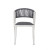 Leisure Patio Chair Rattan Dining Chair For Garden Outdoor Furniture Aluminum Frame