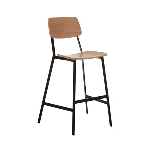 Hotel Restaurant Dining Furniture Wood Bar Chair Modern Bar Chair