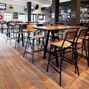 Restaurant d'hôtel dinant des meubles chaise de barre en bois chaise de barre moderne meubles d'intérieur