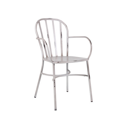 Commercial Indoor Contract Furniture Restaurant Dining Chair Vintage Metal Furniture