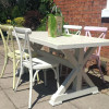 Vintage Dining Table For Garden 1 Table With 6 Chairs Home Furniture Outdoor Terrace Table