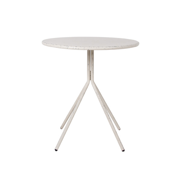 Metal Round Side Table Commercial Outdoor Furniture Coffee Shop Tea Table