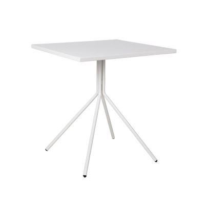 Conception moderne de table basse de restaurant de meubles en métal de table de salle à manger carrée d'intérieur