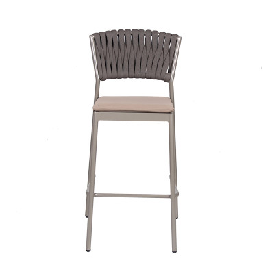 High Rope Chair For Garden Commercial Furniture Manufacturer Outdoor Restaurant Bar Chair