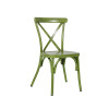 حار بيع حديقة الطعام كرسي أثاث معدني كلاسيكي عبر الظهر تصميم الباحة الجانبية كرسي