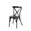 Indoor Coffee Shop Steel Chair Retro Style Dining Room Furniture Stacking Coffee Chair