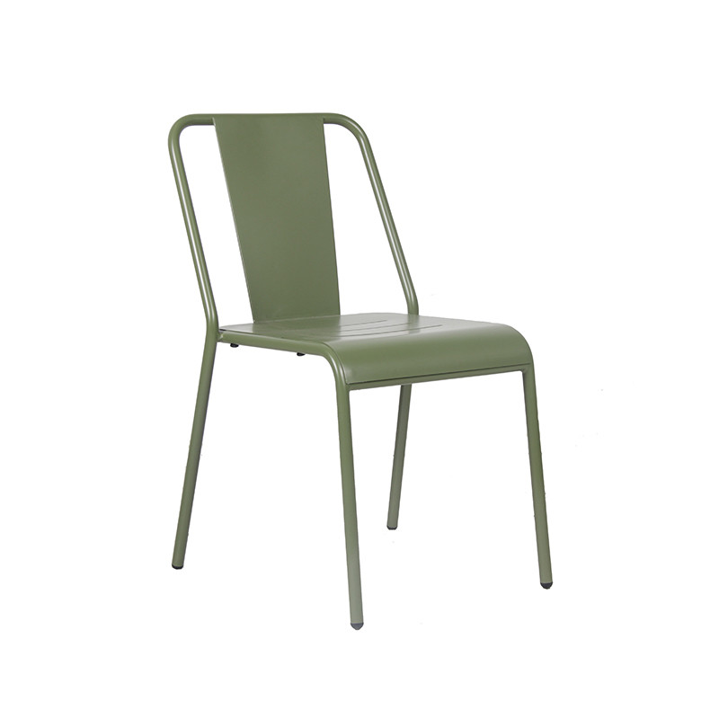 Food Service Shop Furniture Metal Colorful Dining Chair For Indoor
