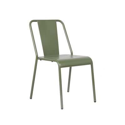 Food Service Shop Furniture Metal Colorful Dining Chair For Indoor Restaurant And Cafe