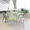 Metal Armchair Indoor Dinning Room Furniture Home Dinning Chair Vintage Style