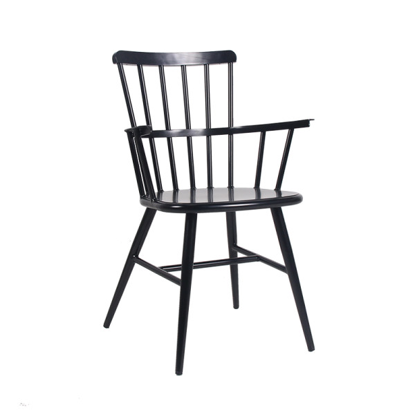 Chaise de salle à manger d'intérieur de meubles de salle à manger de fauteuil en métal Style vintage de chaise de salle à manger