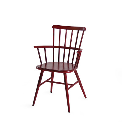 Indoor Commercial Dinning Armchair For Restaurant Dinning Room Metal Coffee Shop Chair